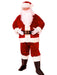 Santa Suit Crimson Imperial Plush Adult Costume - costumesupercenter.com