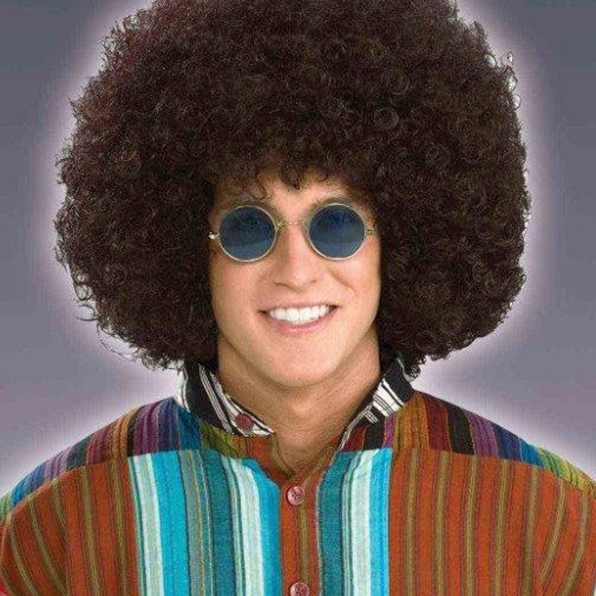 Afro Wig Mega Huge Adult Blonde Costume Accessory main image 1