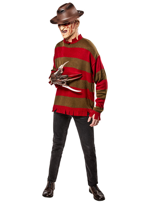 Adult A Nightmare on Elm Street Freddy Krueger Glove - Metal Edition - costumesupercenter.com
