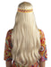 Adult Long Blonde Hippie Wig - costumesupercenter.com