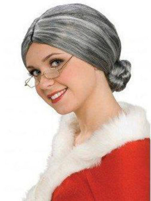 Deluxe Old Lady Wig - costumesupercenter.com