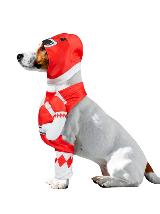 Mighty Morphin Red Power Rangers Walking Pet Costume - costumesupercenter.com