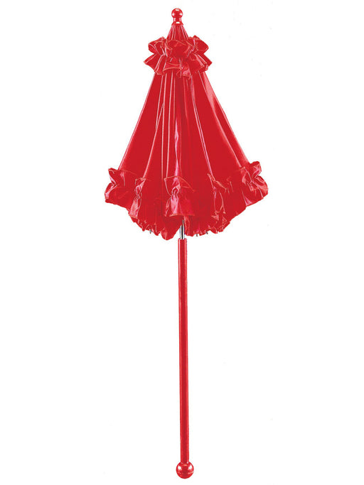 Adult Red Lace Parasol Accessory - costumesupercenter.com
