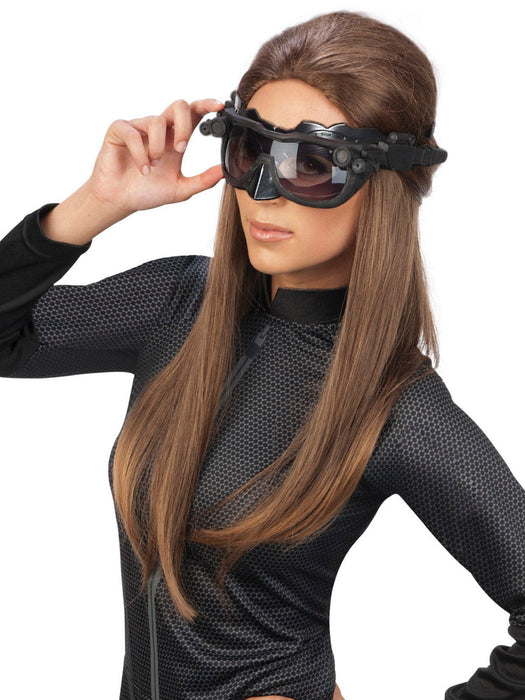 Catwoman Deluxe Goggles Mask - costumesupercenter.com
