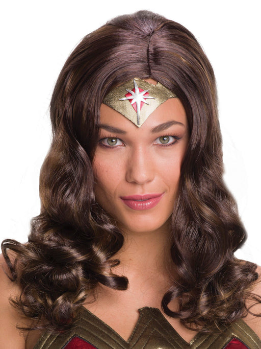 Women's Batman V Superman: Dawn Of Justice Wonder Woman Wig - costumesupercenter.com