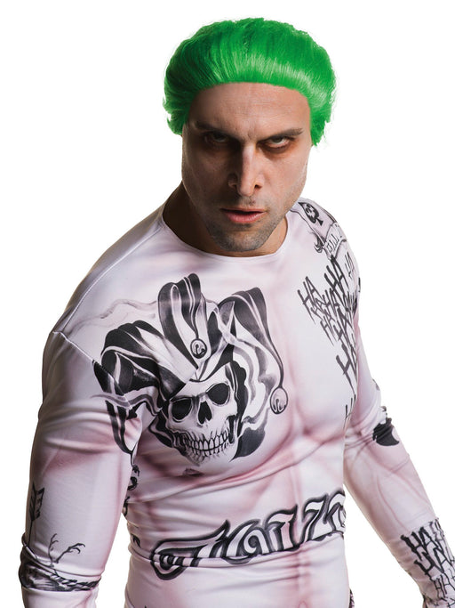 Suicide Squad Joker Adult Wig - costumesupercenter.com