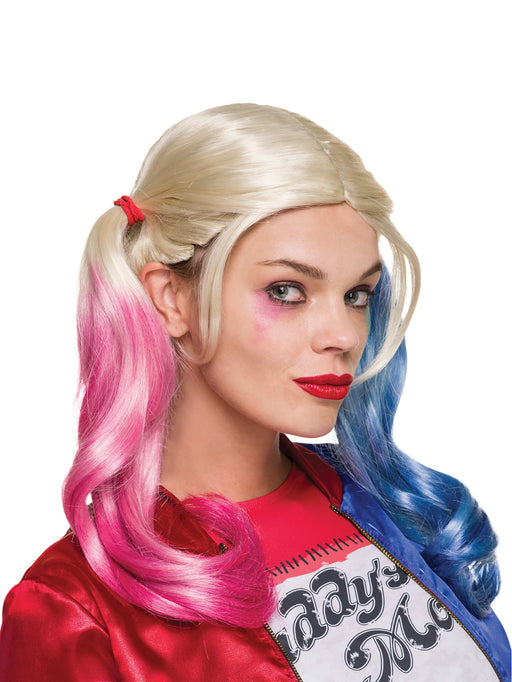 Women's Suicide Squad Harley Quinn's Wig - Deluxe - costumesupercenter.com