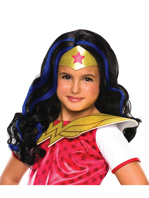 DC SuperHero Girls Wonder Woman Wig - costumesupercenter.com