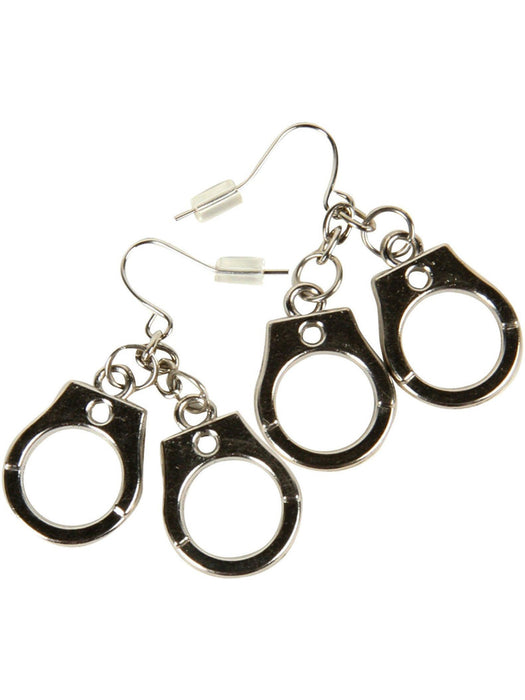 Handcuff Earrings - costumesupercenter.com