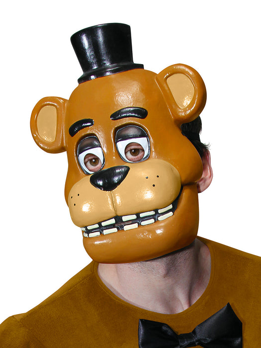 Adult Five Nights at Freddy's Freddy Half Mask - costumesupercenter.com