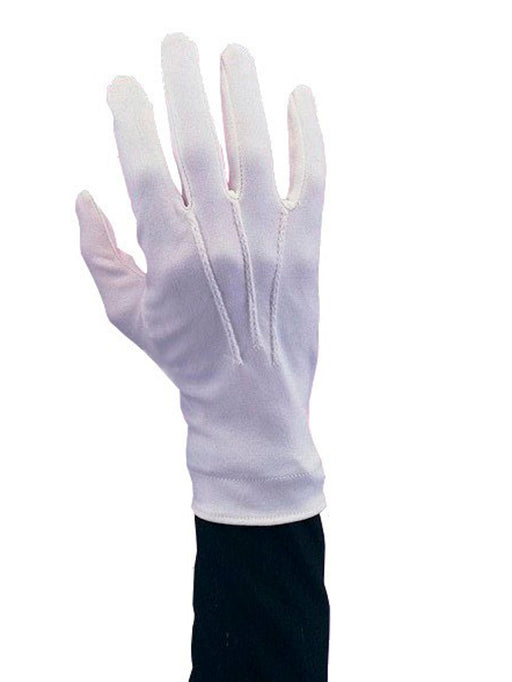 Stretch Nylon Adult Santa Gloves with Snap - costumesupercenter.com