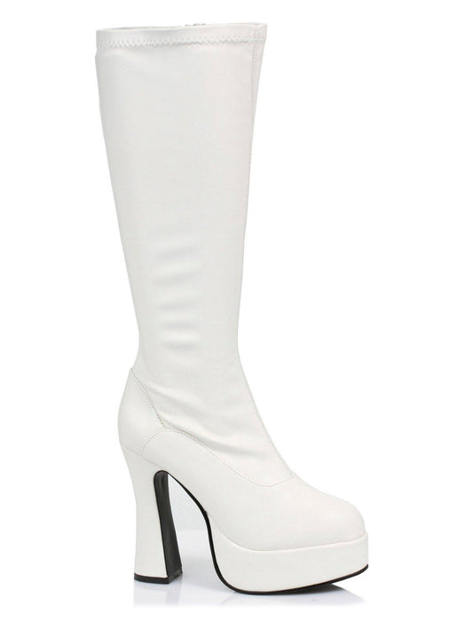 ChaCha (White) Adult Boots - costumesupercenter.com