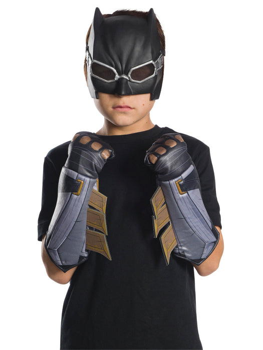 Justice League Child's Batman Gauntlets - costumesupercenter.com