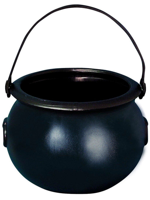 8-inch Black Witch Cauldron Candy Bucket - costumesupercenter.com