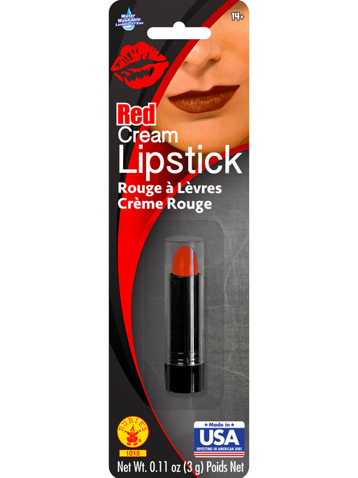 Red Cream Lipstick - costumesupercenter.com