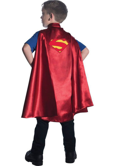 Boy's Superman Deluxe Child Cape Costume - costumesupercenter.com
