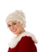 Women's Mrs. Claus Wig - Deluxe - costumesupercenter.com