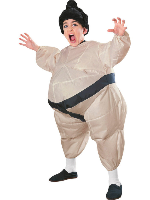 Inflatable Sumo Child Costume - costumesupercenter.com