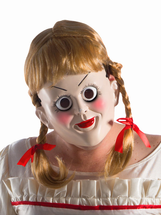 Adult Annabelle Mask with Wig - costumesupercenter.com