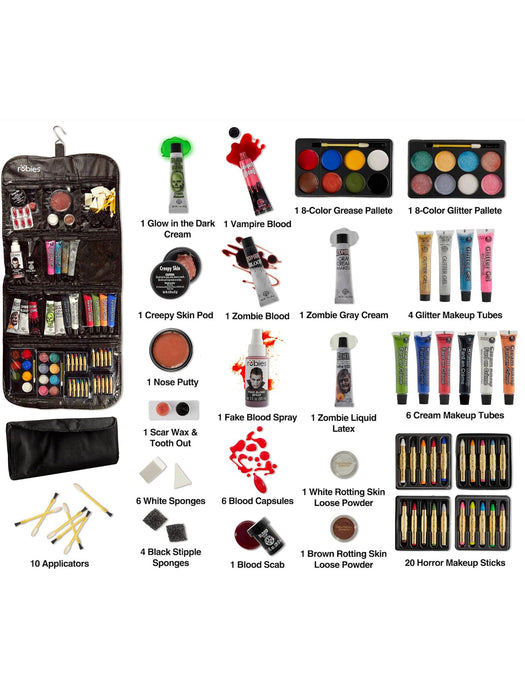 Complete Halloween Makeup Set - Deluxe - costumesupercenter.com