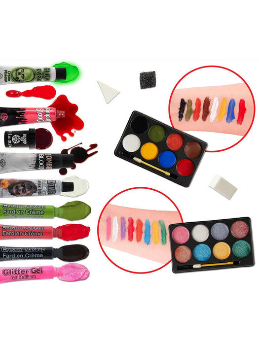 Complete Halloween Makeup Set - Deluxe - costumesupercenter.com
