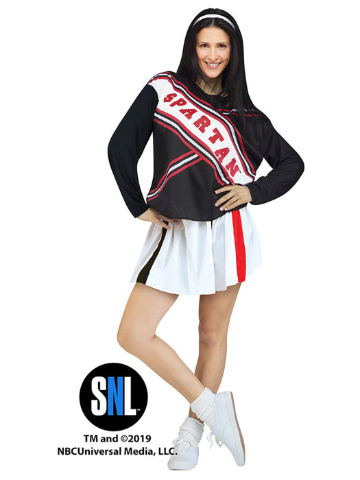 SNL Spartan Cheerleader Female Adult Costume - costumesupercenter.com