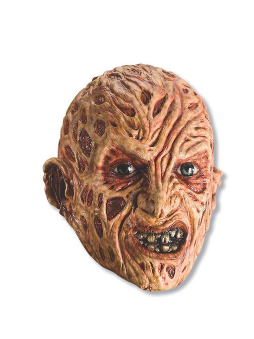 Adult A Nightmare on Elm Street Freddy Krueger ¾ Vinyl Mask - costumesupercenter.com