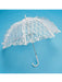 Women's White Lace Parasol - Deluxe - costumesupercenter.com