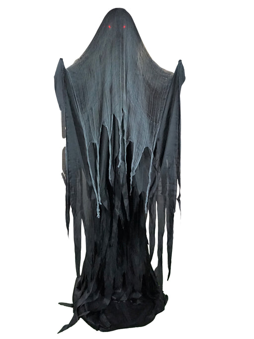 9 Foot Light Up Reaper Standing Decoration - costumesupercenter.com