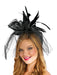 Adult Black Mini Witch Hat - costumesupercenter.com
