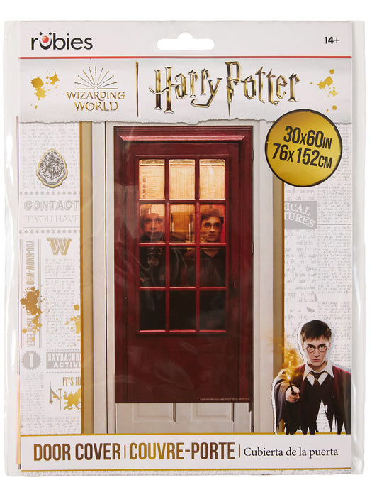 60-inch Harry Potter Telephone Booth Front Door Cover Decoration - costumesupercenter.com