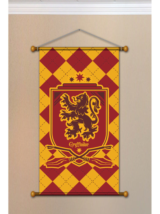 33-inch Harry Potter Gryffindor House Banner - costumesupercenter.com