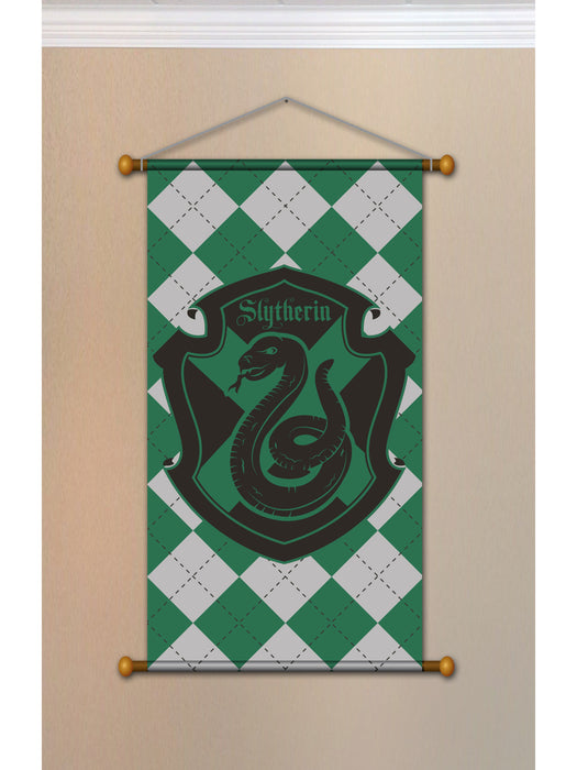 33-inch Harry Potter Slytherin House Banner - costumesupercenter.com