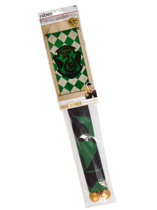 33-inch Harry Potter Slytherin House Banner - costumesupercenter.com
