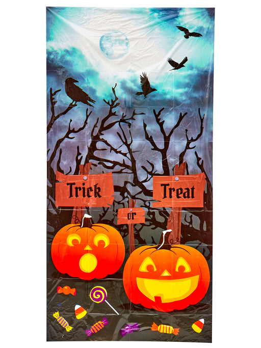 Trick or Treat Halloween Door Cover - costumesupercenter.com