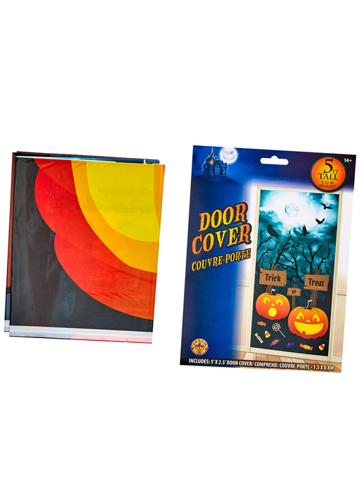 Trick or Treat Halloween Door Cover - costumesupercenter.com