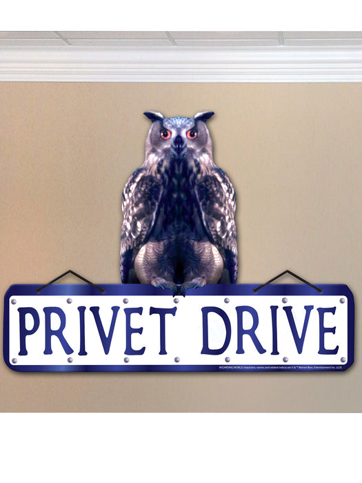 10-inch Harry Potter Privet Wall Sign Decoration - costumesupercenter.com