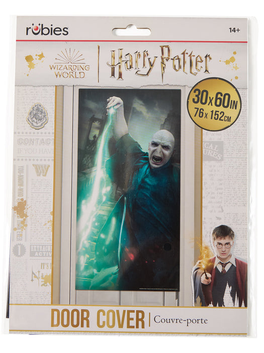 60-inch Harry Potter Voldemort Front Door Cover Decoration - costumesupercenter.com
