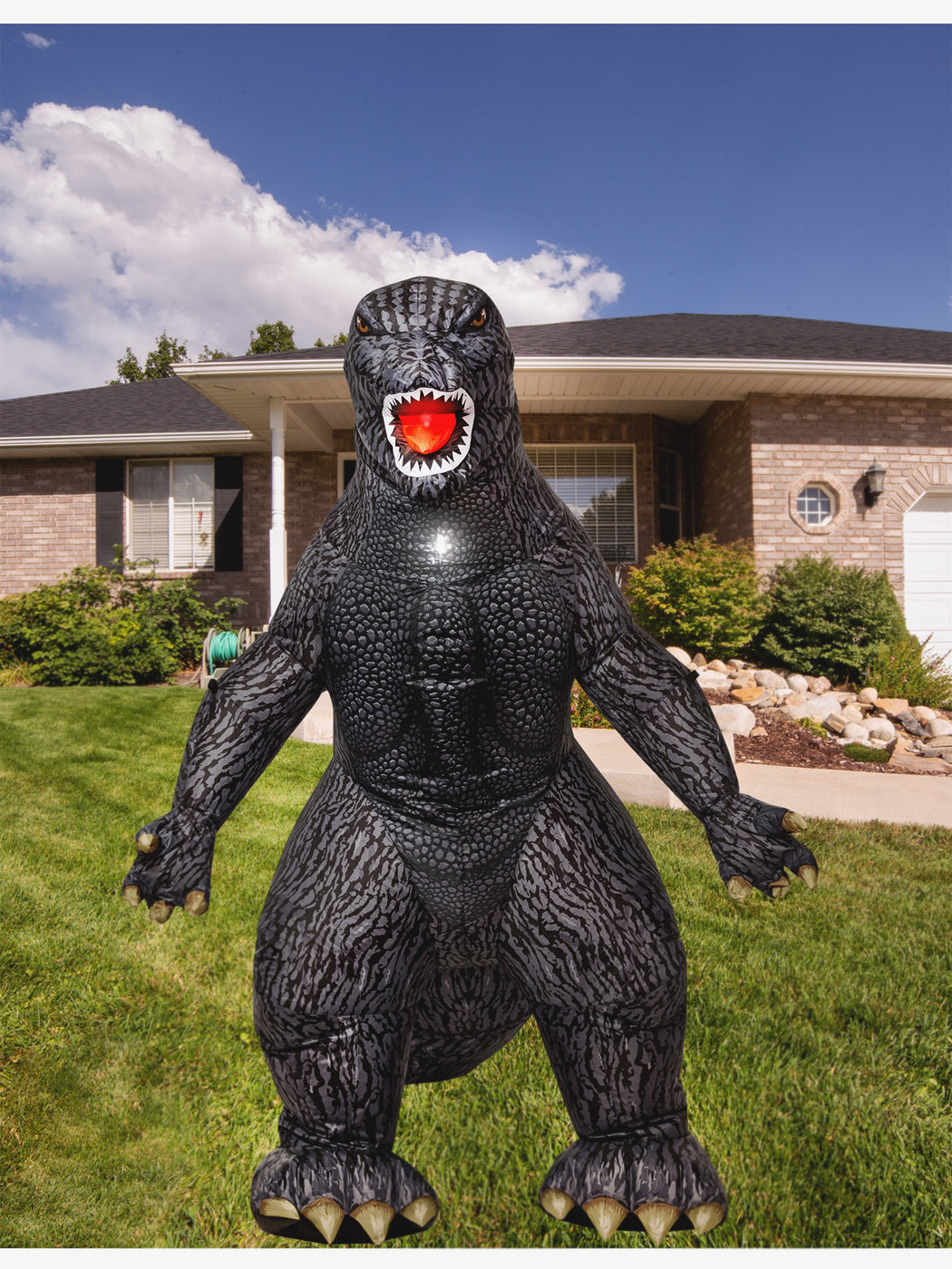 14 Foot Godzilla Classic Halloween Inflatable Lawn Decoration — Costume ...