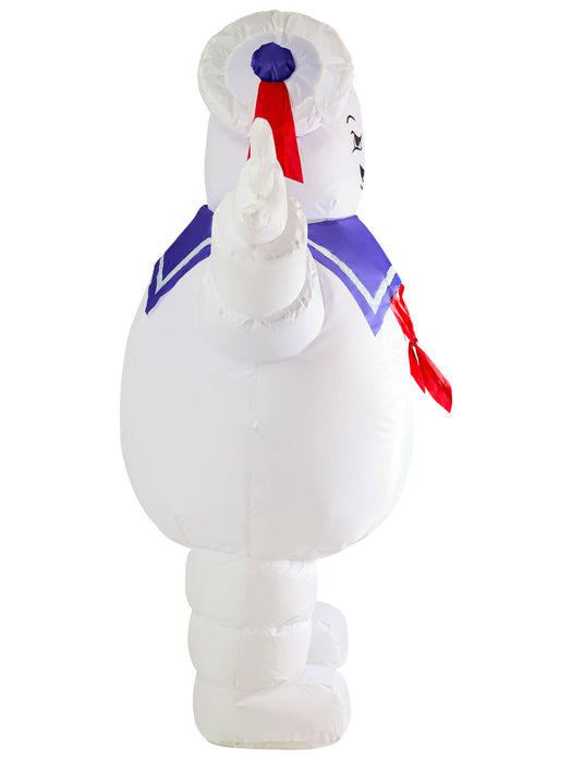5.5 Foot Ghostbusters Classic Stay Puft Marshmallow Man Halloween Inflatable Lawn Decoration - costumesupercenter.com