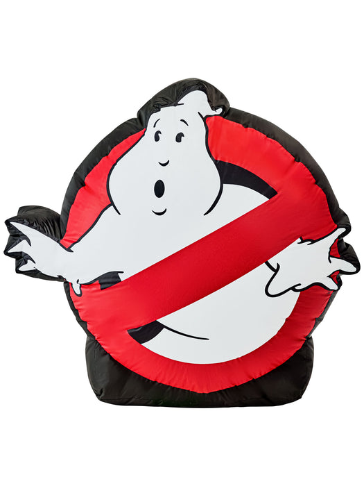 3 Foot Ghostbusters Classic No-Ghost Logo Halloween Inflatable Lawn Decoration - costumesupercenter.com