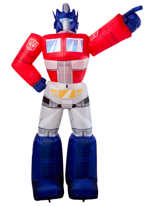 6 Foot Transformers Optimus Prime Halloween Inflatable Lawn Decoration - costumesupercenter.com
