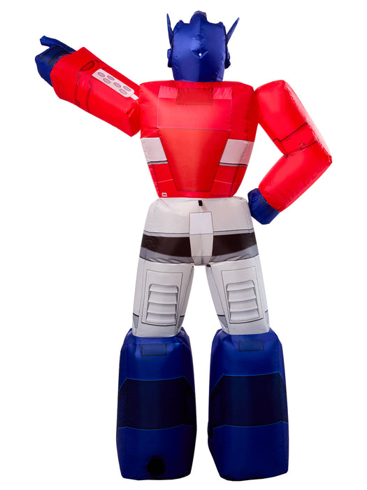 6 Foot Transformers Optimus Prime Halloween Inflatable Lawn Decoration - costumesupercenter.com