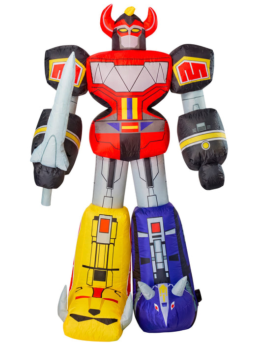 6 Foot Power Rangers Megazord Halloween Inflatable Lawn Decoration - costumesupercenter.com