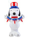 3.5 Foot Peanuts Snoopy Patriotic Inflatable Lawn Decoration - costumesupercenter.com