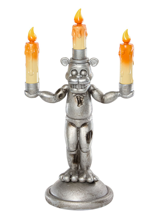 12-inch Five Nights At Freddy's Freddy Fazbear Light Up Candelabra Decoration - costumesupercenter.com