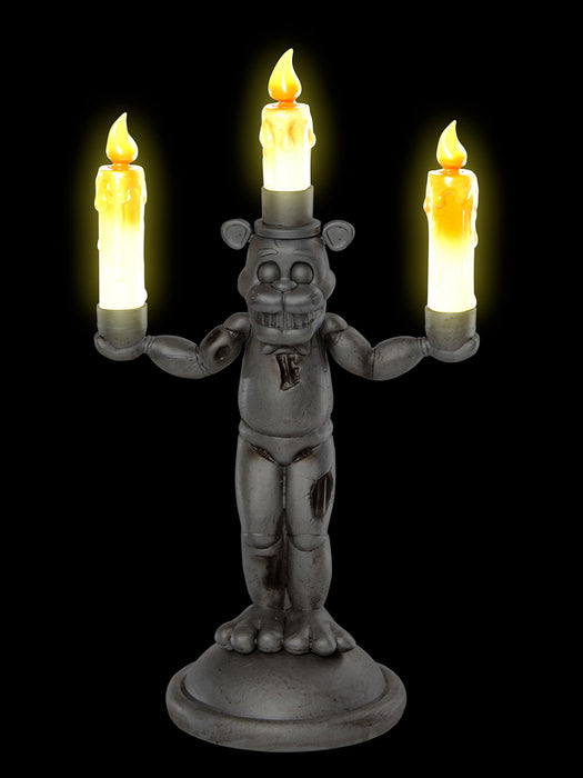 12-inch Five Nights At Freddy's Freddy Fazbear Light Up Candelabra Decoration - costumesupercenter.com