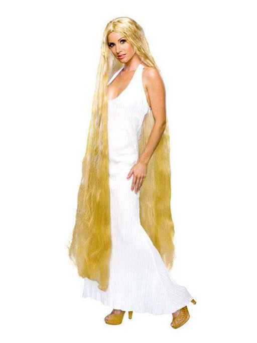 Women's Blonde Lady Godiva Wig - costumesupercenter.com