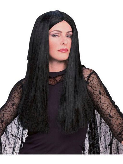 Women's The Addams Family Morticia Wig - costumesupercenter.com