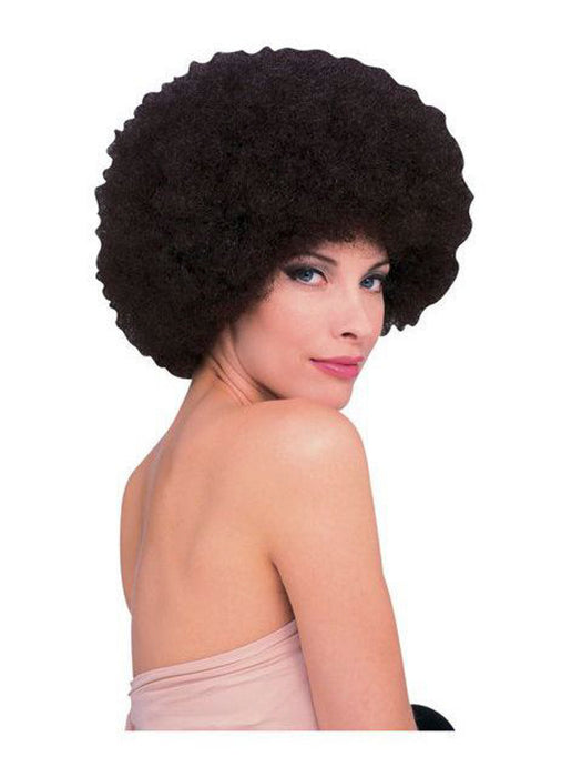 Brown Afro Wig Adult - costumesupercenter.com